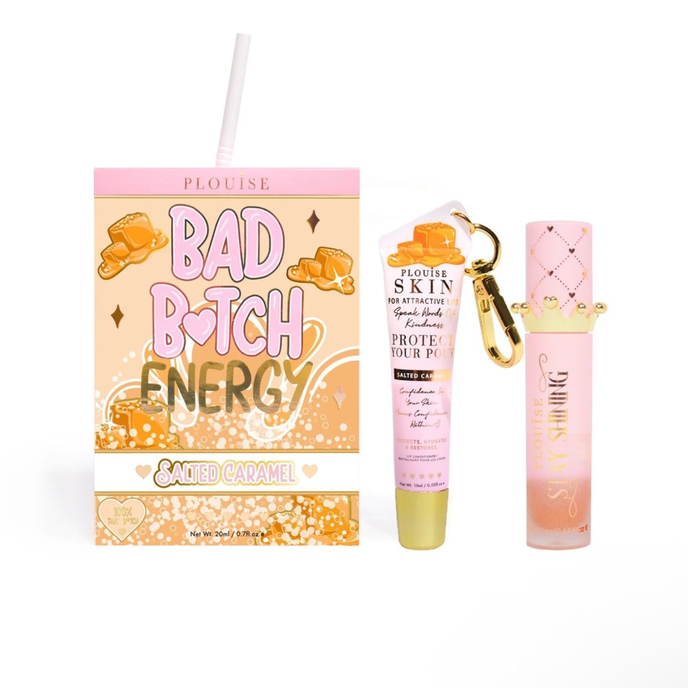 P. Louise Bad B*tch Energy Lip Duo (Salted Caramel)
